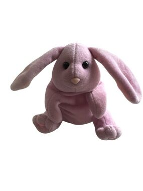 PLUSH CREATIONS 1996 Vintage Pink Bunny Beanbag Plush Toy